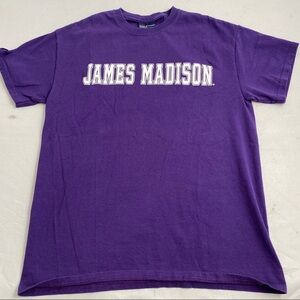 MV Sport James Madison purple short sleeve crew neck t-shirt